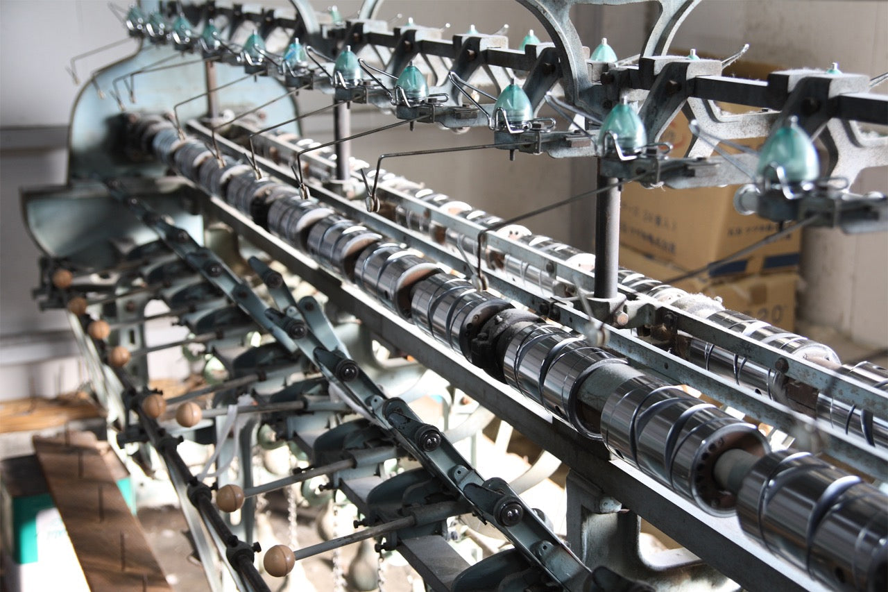 COEDO ビール染めタオル製造工程 今治タオル工場の製造ライン