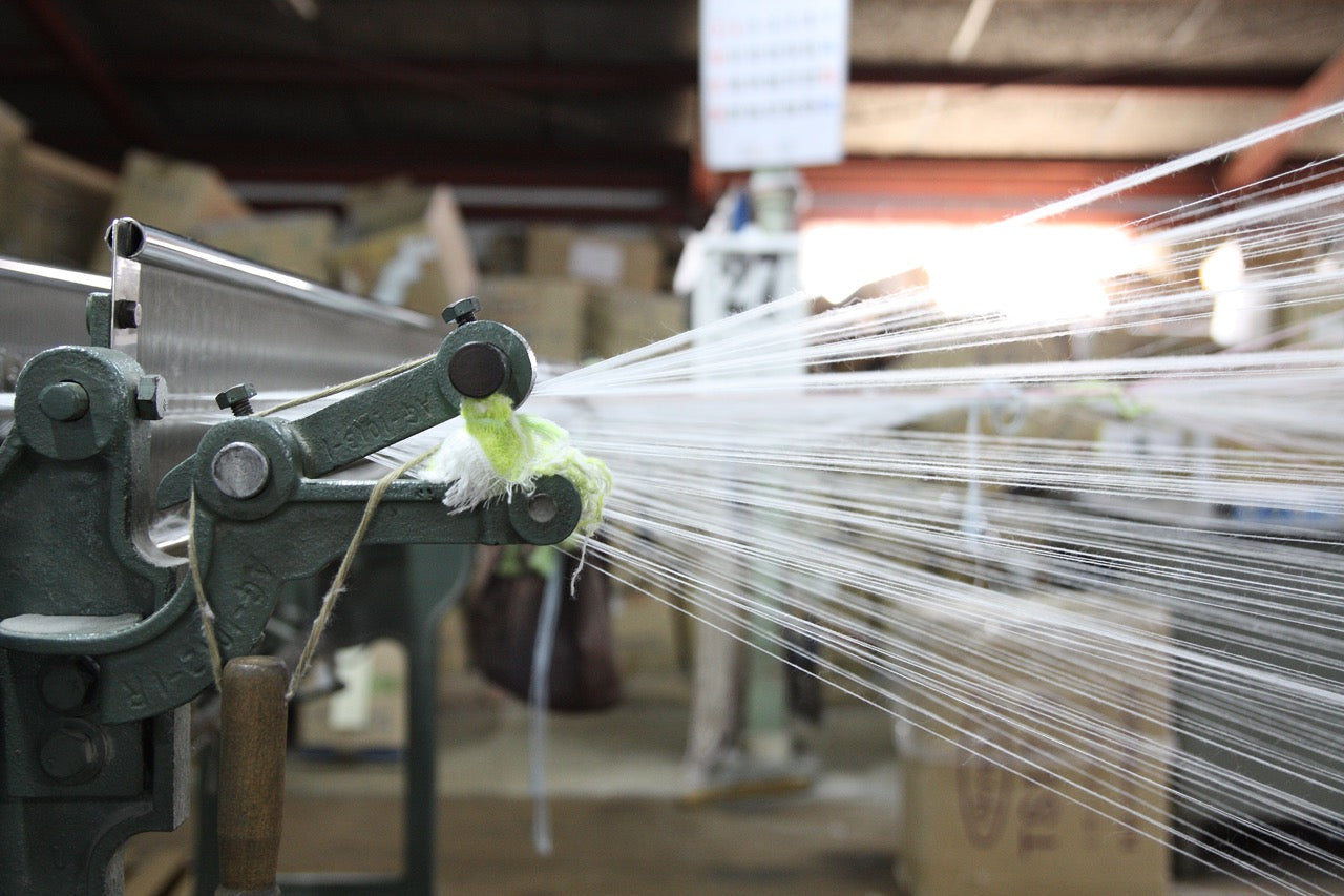 COEDO ビール染めタオル 今治タオルの製造過程