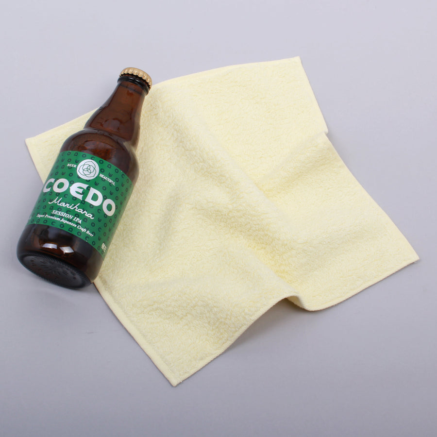 COEDO × WATANABE PILE beer-dye towel handkerchief