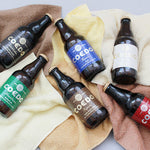 COEDO ビール6銘柄とその染め上げたタオル クラフトビールならではの繊細な色合いの違いを実現した今治タオルの使い心地をお楽しみください