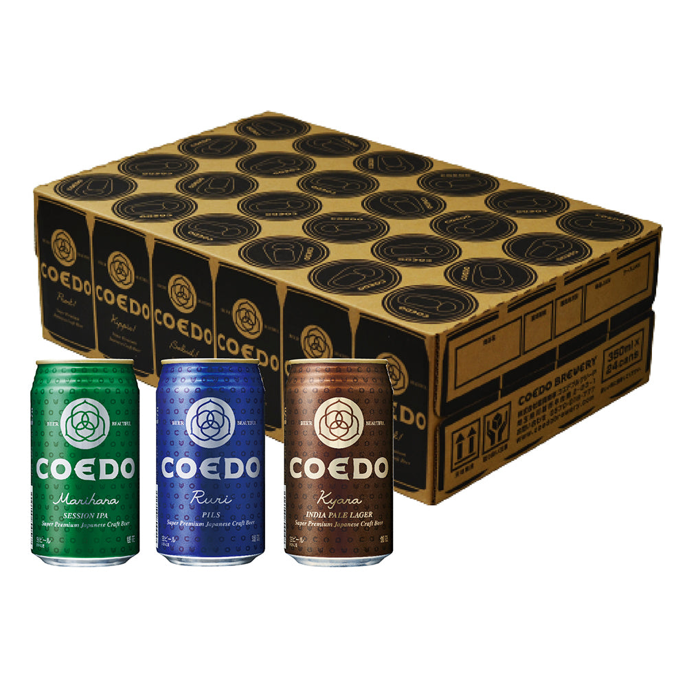 COEDO 缶ビール定番3種24本セット BBQやパーティに最適 クラフトビール