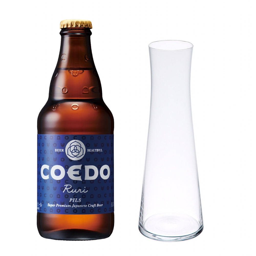 COEDO 瑠璃 Ruri ピルスナー Sghrスガハラ専用グラス付き クラフトビールギフトセット