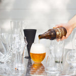 COEDO 伽羅 Kyara ビールと専用グラス 斜めの飲み口が特徴のグラスでアロマを楽しむ